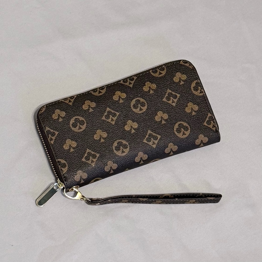 Monogram Zip Wallet